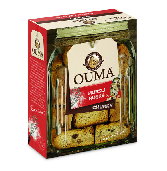 BEST BY DECEMBER 2024: Nola Ouma Muesli Chunky Rusks 500g