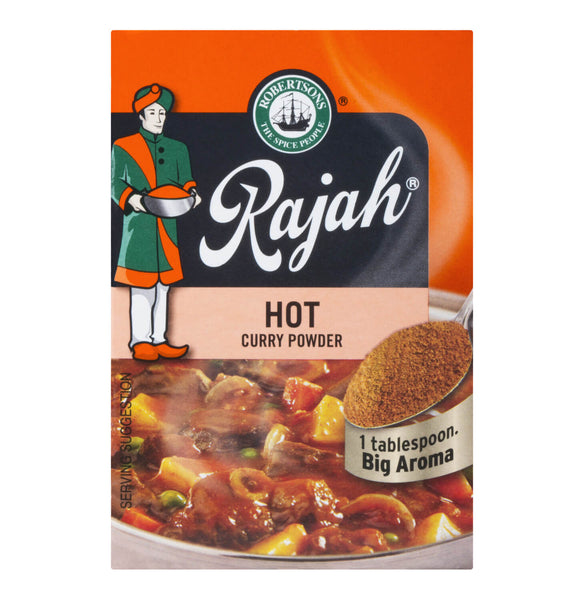 BEST BY AUGUST 2024: Robertsons Rajah Curry Powder Hot 100g