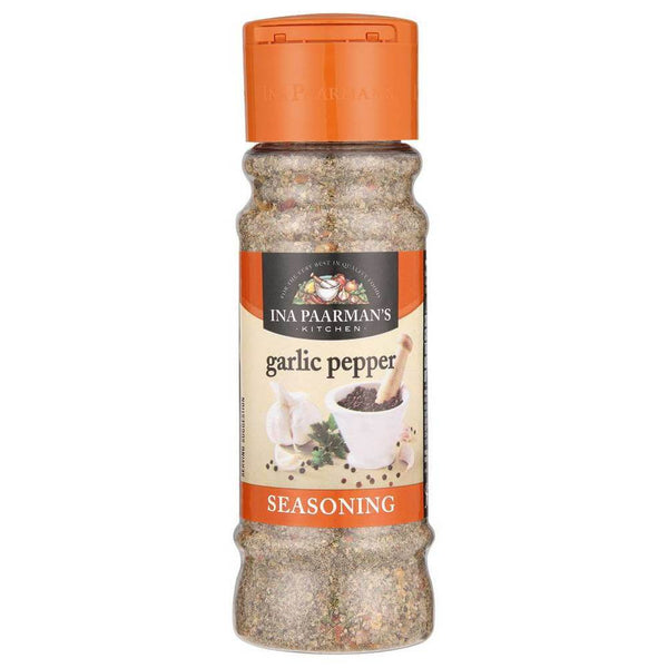 BEST BY SEPTEMBER 2024: Ina Paarman Seasoning Garlic Pepper (Kosher) 200ml