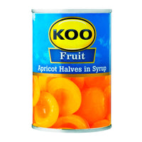 BEST BY DECEMBER 2024: Koo Apricot Halves in Syrup (Kosher) 410g