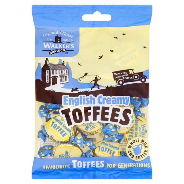 Walkers Toffee English Creamy Bag 150g