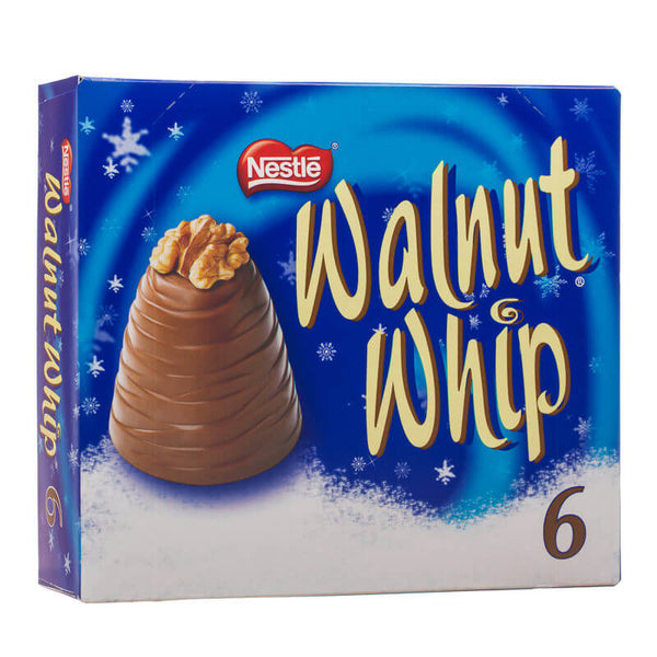 Nestle Walnut Whip Vanilla (Pack of Six Whips) 180g