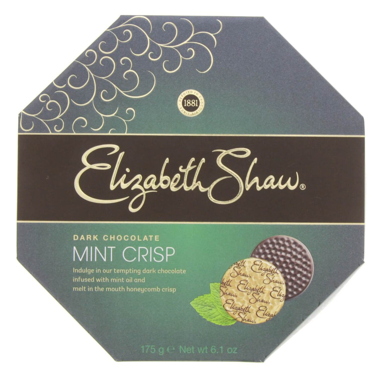 Elizabeth Shaw Honeycomb Mint Dark Chocolate 162g – African Hut