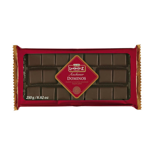 Lambertz Aachener Dominos in Cello Dark Chocolate 250g