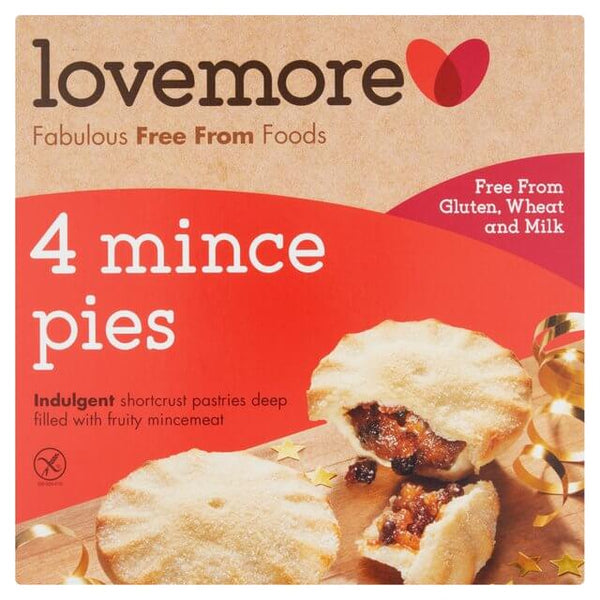 Lovemore Gluten Free Mince Pies (4pk) 280g