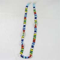 African Hut Beaded Sunglasses Lanyard with Daisy Design 15g