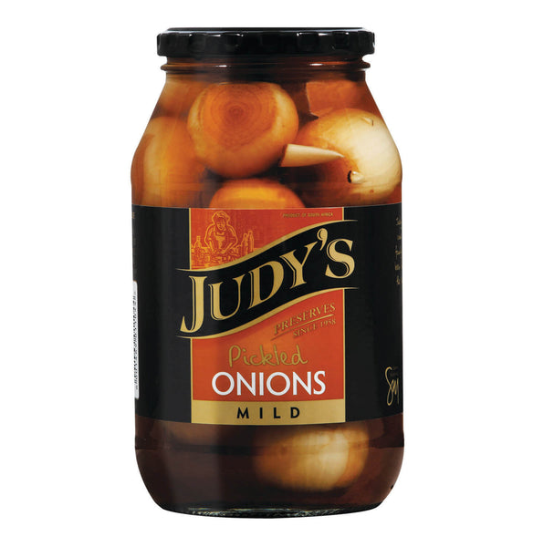 BEST BY OCTOBER 2024: Judys Pickled Onions Mild 410g