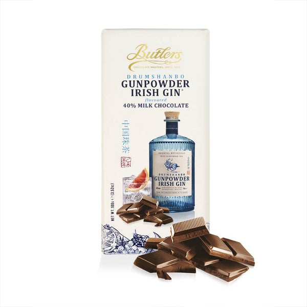 Butlers Gunpowder Irish Gin Milk Chocolate Bar 100g