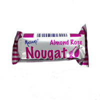 BEST BY SEPTEMBER 2024: Massams Nougat - Rose Almond Bar (Kosher) 25g