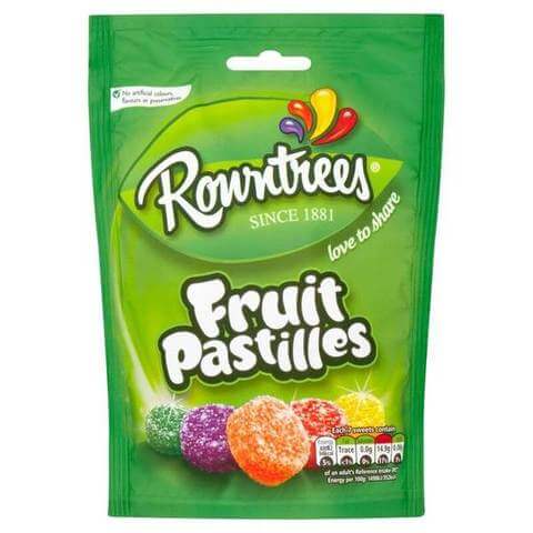 Nestle Rowntrees Fruit Pastilles Pouch 143g