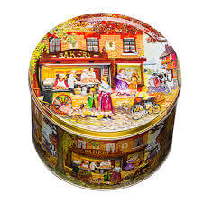 Jacobsens Bakery Shop Danish Biscuit Tin 1kg