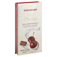 Schladerer Milk Chocolate Covered Cherries Without Sugar Crust 127g