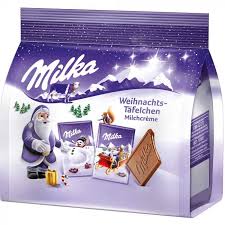 Milka Weihnachts Taefelchen Milchcreme 150g