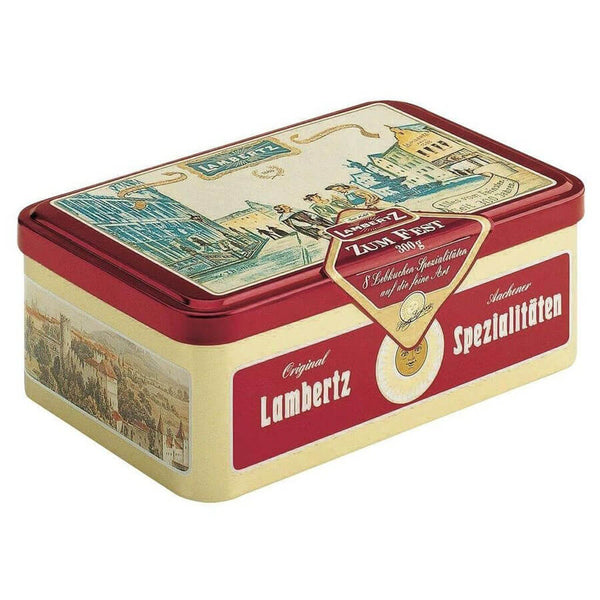 Lambertz Zumfest Gingebread Tins Assorted 300g