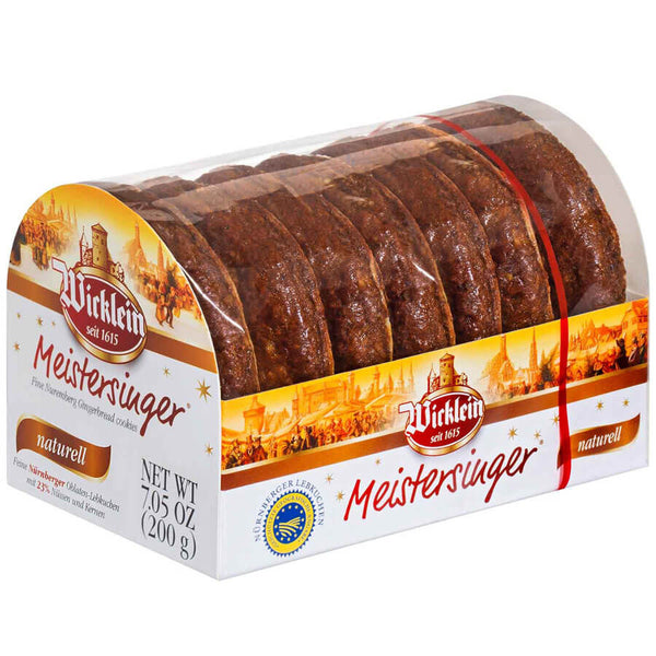 Wicklein Feine Nuernberger Meistersinger Oblaten Lebkuchen Naturell 200g