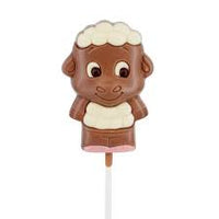 Belfine Lollipops Sheep Farm Animals Milk Chocolate 25g