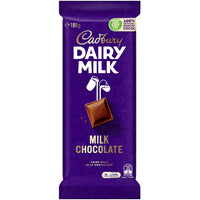 Cadbury Dairy Milk Chocolate slab (Australia) (HEAT SENSITIVE ITEM - PLEASE ADD A THERMAL BOX TO YOUR ORDER TO PROTECT YOUR ITEMS 180g