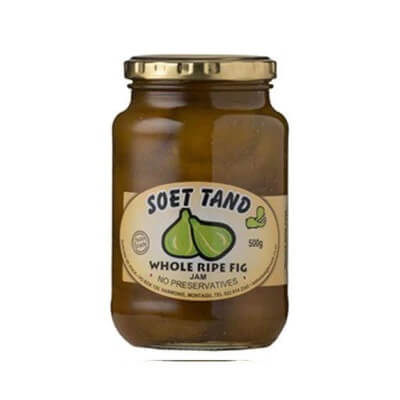 BEST BY SEPTEMBER 2024: Soet Tand Whole Ripe Fig Jam Jar 500g