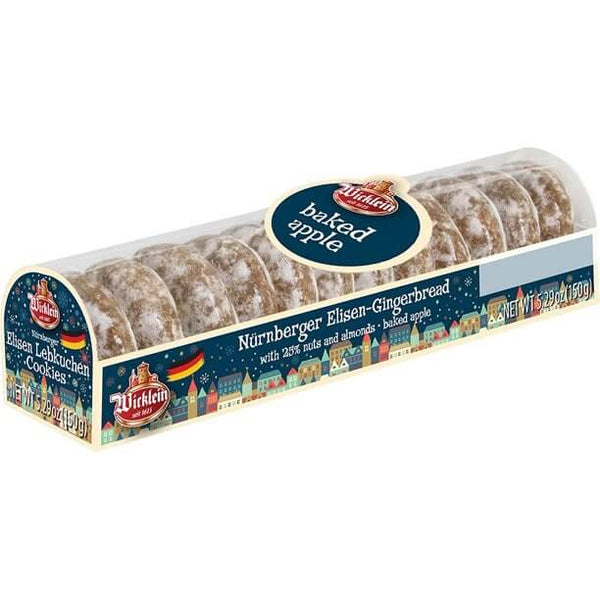 Wicklein Mini Elisen Gingerbread With Baked Apple, 25 percent Nuts 150g