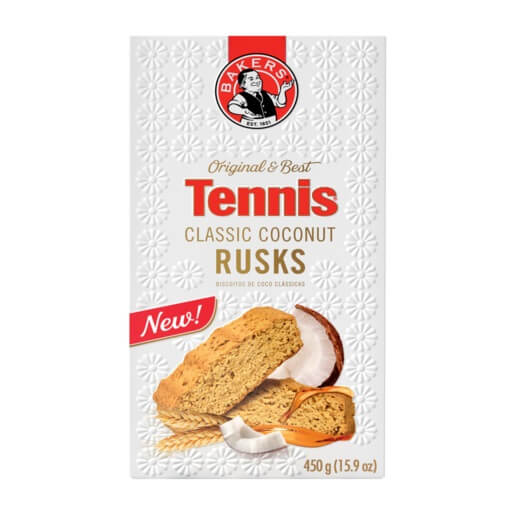 BEST BY NOVEMBER 2024: Bakers Tennis Rusks (Kosher) 450g