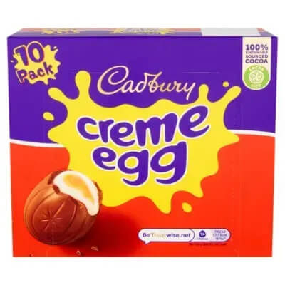 Cadbury Creme Egg 10 Pack 320g