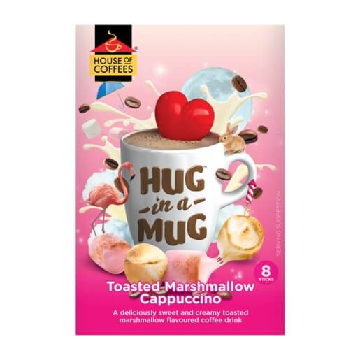 House of Coffees Hug in a Mug Toasted Marshmallow Cappuccino 192g ...