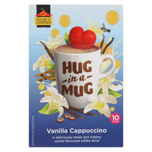 House of Coffees Hug in a Mug Vanilla Cappuccino 192g – African Hut