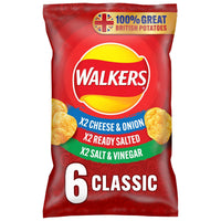 Walkers Assorted 6pack 150g