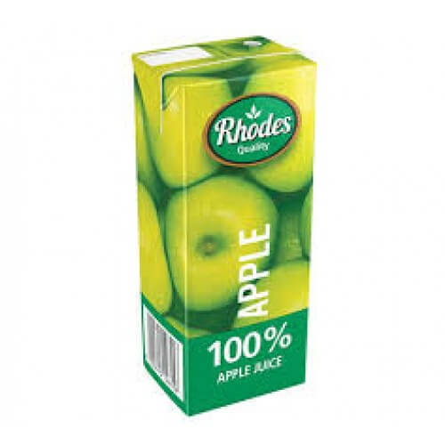 BEST BY JANUARY 2025: Rhodes Apple Fruit Juice 200ml