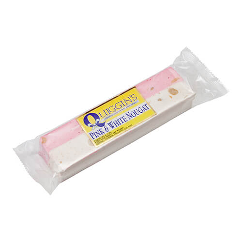 Quiggins Pink and White Nougat Bar 150g