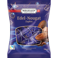 Riegelein Edel Nougat Zapfen with Loop 150g