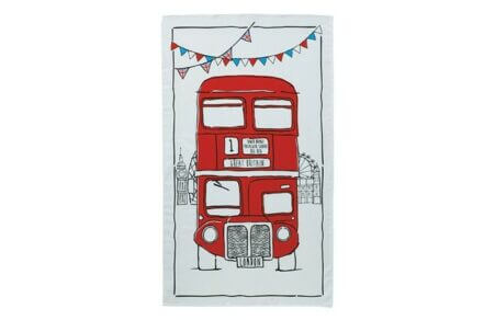 Elgate London Bus Tea Towel 80g