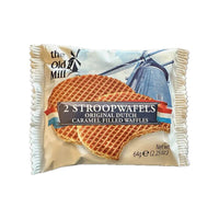 The Old Mill Stroopwafels in Flowpack Caramel Filled 2 Pack 64g