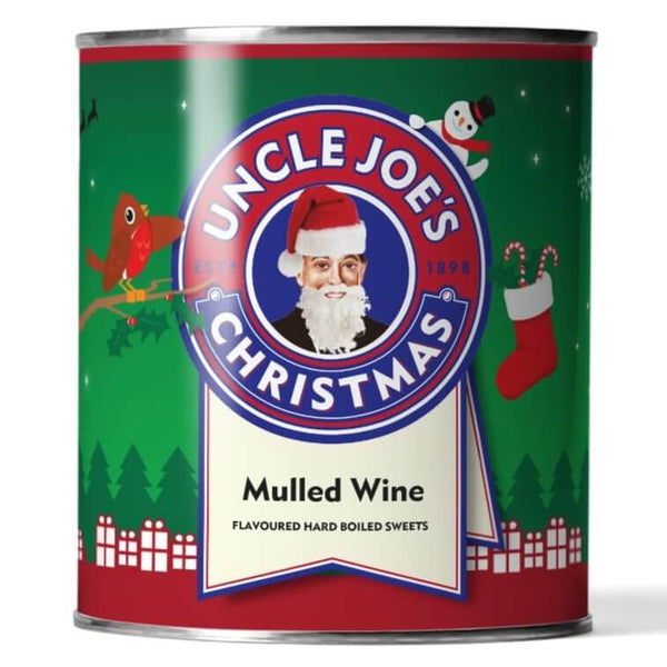 Uncle Joe Hard Sweets Mulled Wine Flavour Tin 120g