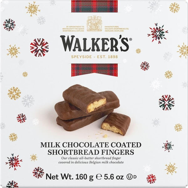 Walkers Milk Chocolate Coated Shortbread Fingers 160g