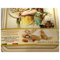 Vergani Torroncini Soft Nougat Candies with Roasted Almonds and Hazelnuts 100g