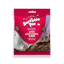 Beyers Sweetie Pie Raisin Milk Chocolate Balls 100g