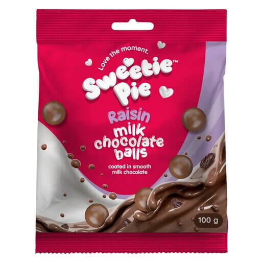 Beyers Sweetie Pie Shortcake Milk Chocolate Balls 100g