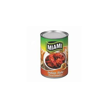 Miami Indian Style Peeled Diced Tomatoes Can 410g