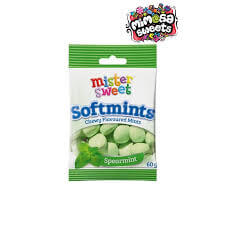 Mr Sweet Softmints Spearmint Bag 60g