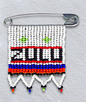 African Hut Zulu Beaded Keyring 25g