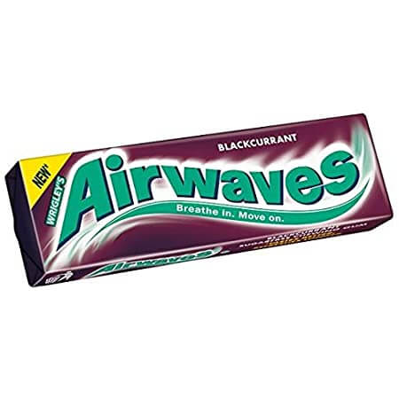 Wholesale Wrigley's Airwaves Blackcurrant Chewing Gum 10 Pieces